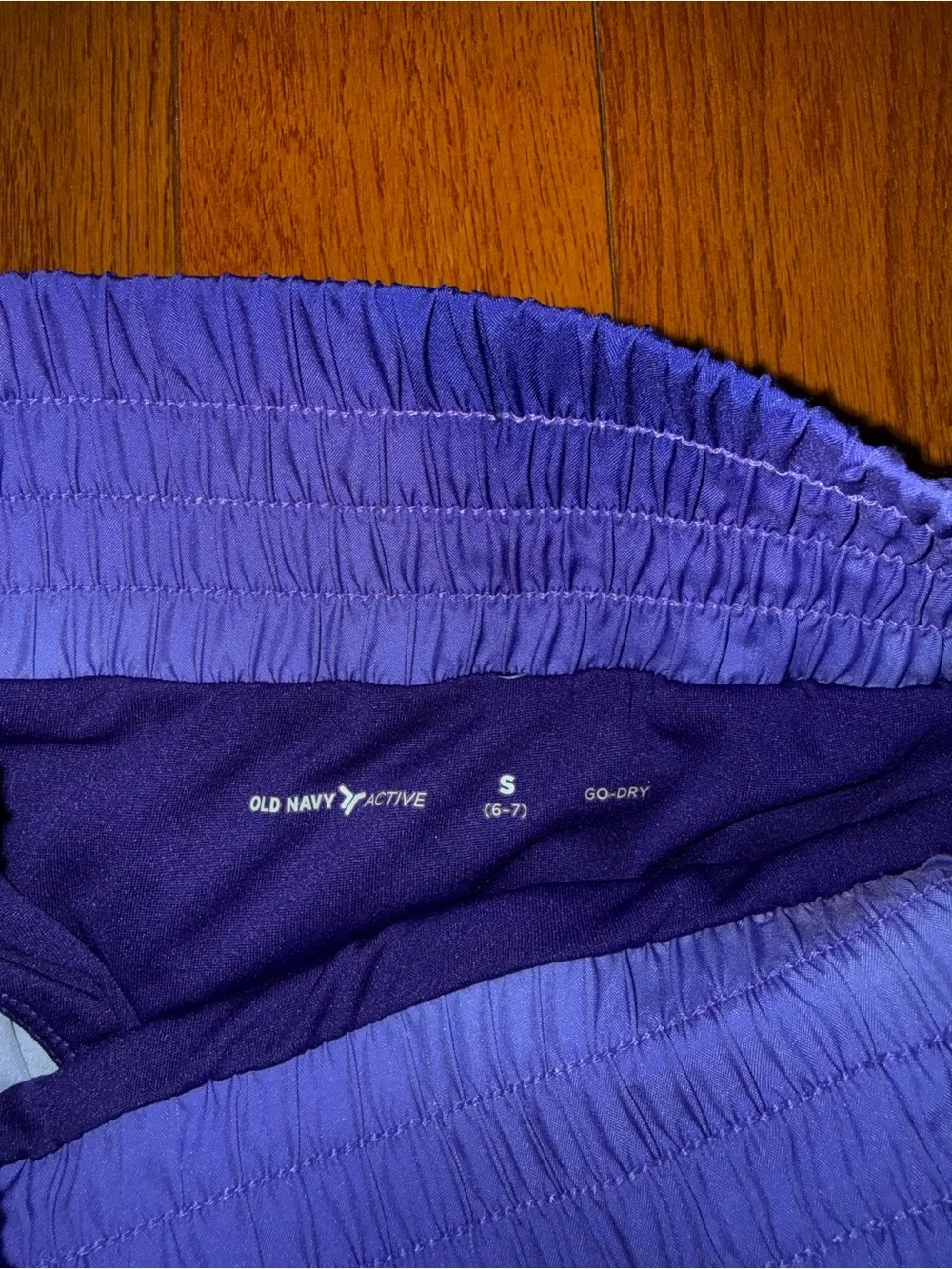 Old Navy Active Girls Purple Ombre Athletic Shorts